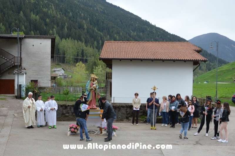 Processione Madonna del Buon Consiglio a Brusago
