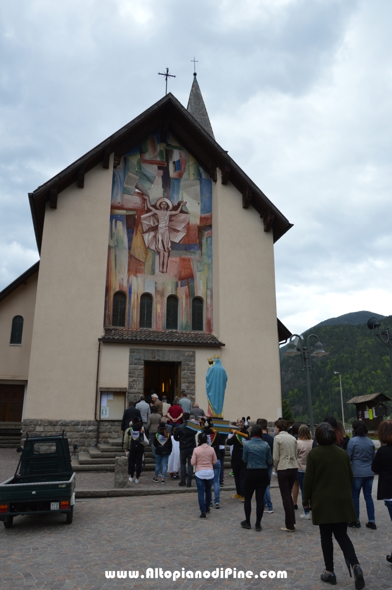 Processione Madonna del Buon Consiglio a Brusago