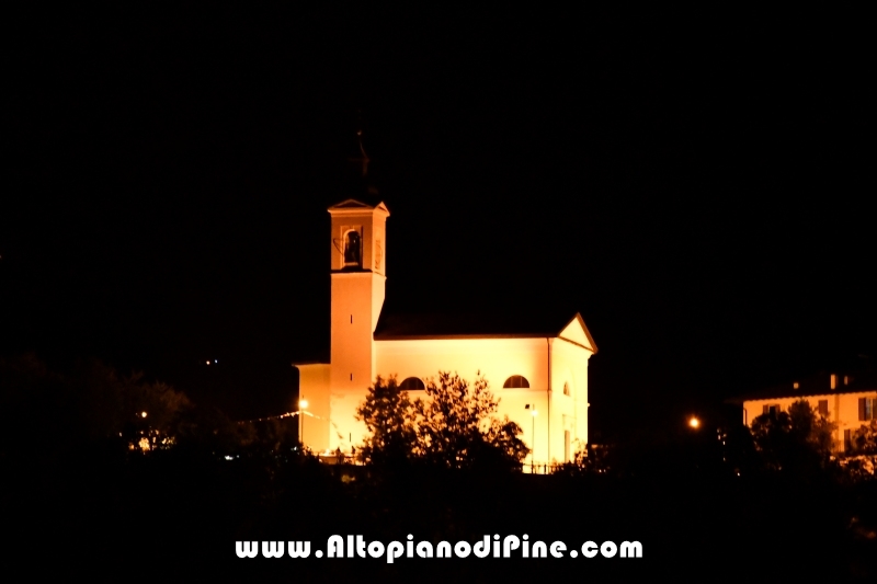 Cascata del Lupo illuminata coi colori della pace 2018