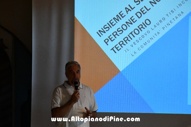 Incontro tra il vescovo mons. Lauro Tisi e la comunitá pinetana - settembre 2018 