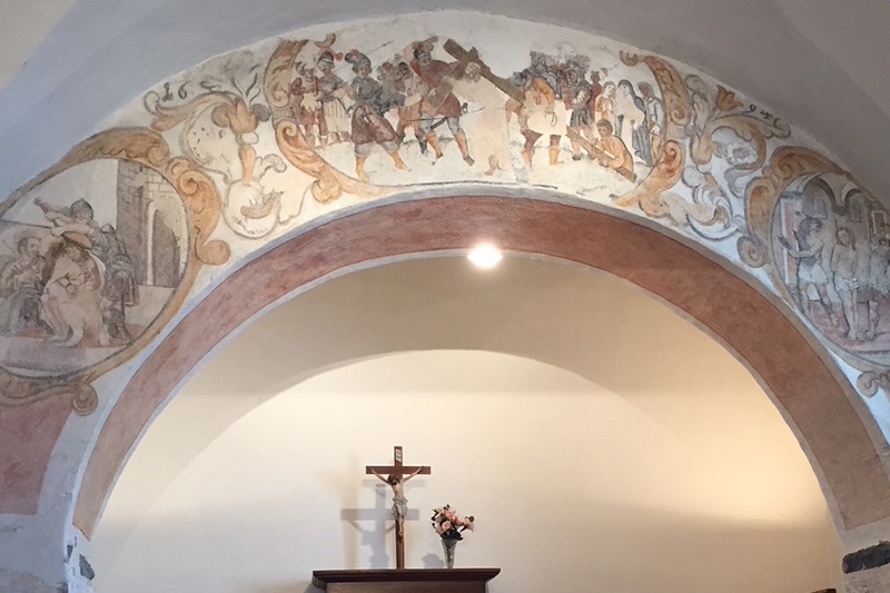 Visita alla Chiesa San Rocco di Miola - foto Lucio Visentin 