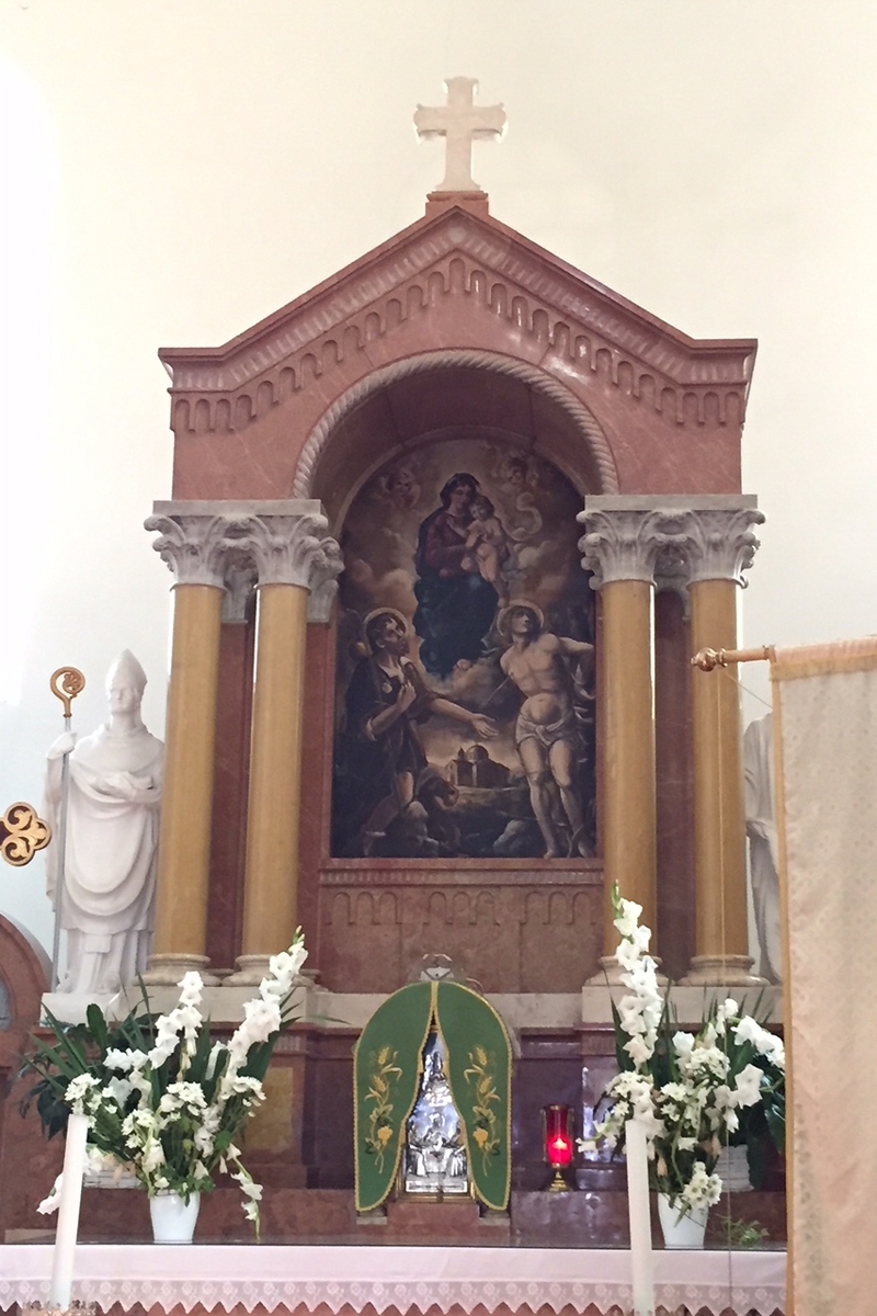 Visita alla Chiesa San Rocco di Miola - foto Lucio Visentin 