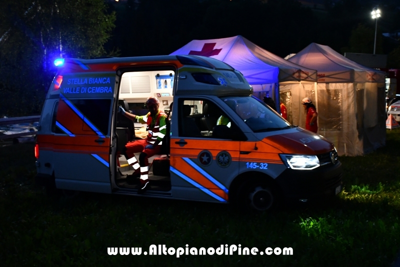 Esercitazione soccorso presso ex Albergo Costalta a Varda di Bedollo - luglio 2019