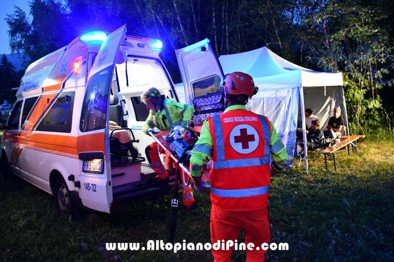 Esercitazione soccorso presso ex Albergo Costalta a Varda di Bedollo - luglio 2019