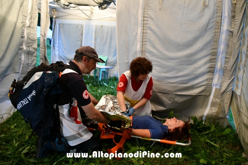 Monitoraggio dei codici gialli - esercitazione di soccorso