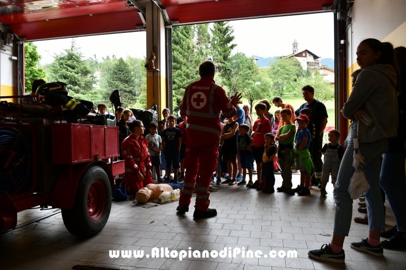 Caserme aperte VVF Baselga di Piné - riparte l'elicottero