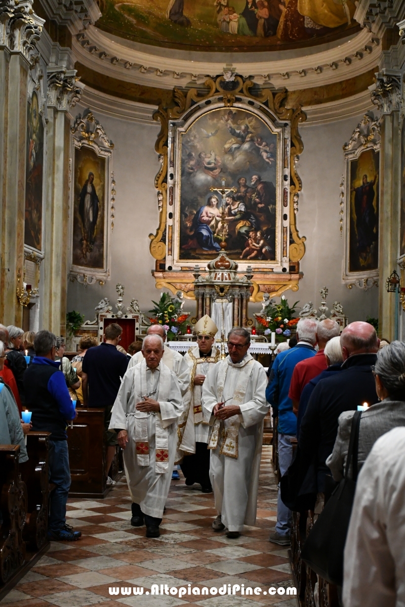 Liturgia della Luce  - Santuario Madonna di Piné a  Montagnaga