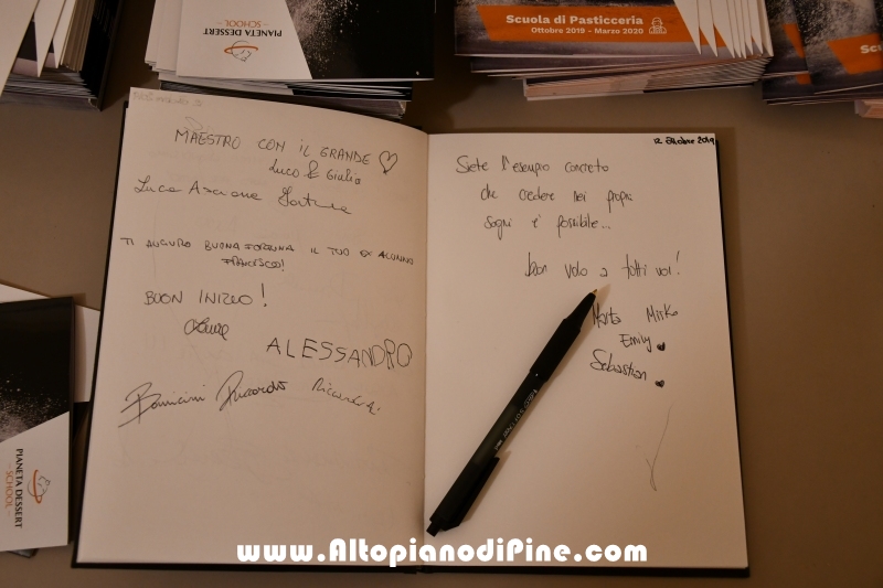 Apertura Pianeta Dessert School - Baselga di Piné ottobre 2019
