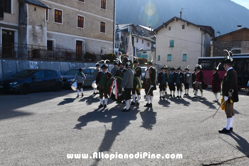 Commemorazione Hauptmann Domenico Santuari - Montesover febbraio 2019