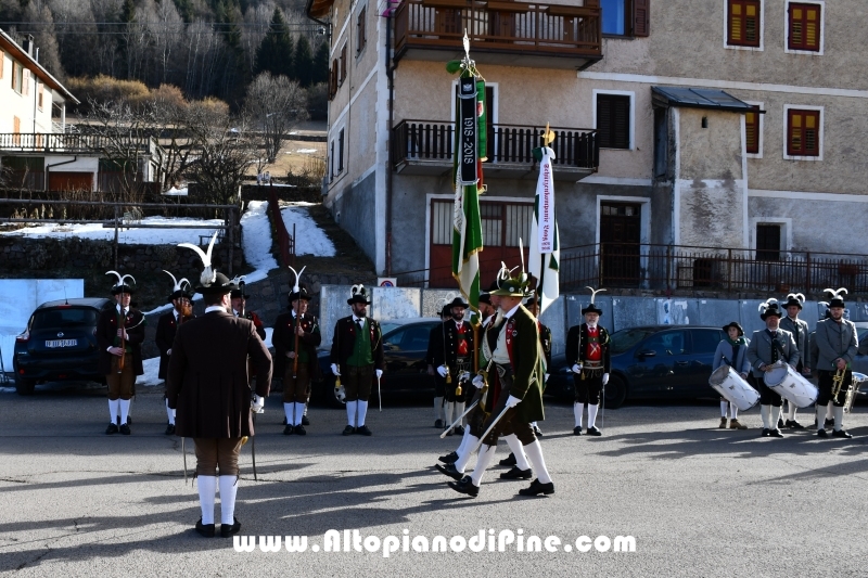 Commemorazione Hauptmann Domenico Santuari - Montesover febbraio 2019
