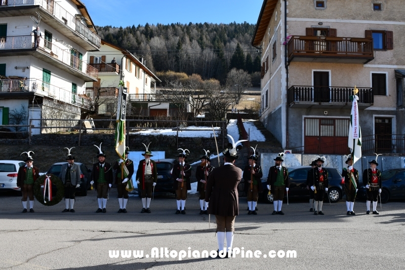 Commemorazione Hauptmann Domenico Santuari - Montesover febbraio 2019