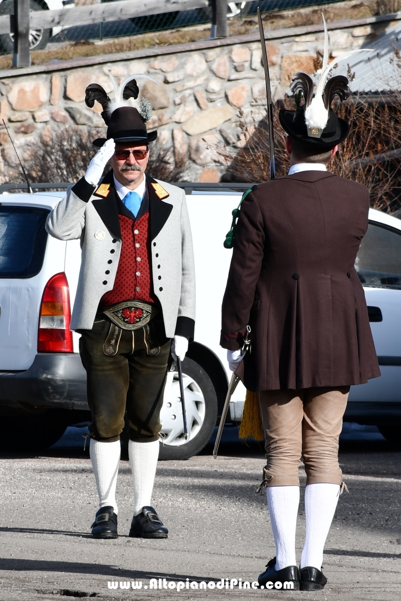 Commemorazione Hauptmann Domenico Santuari - Montesover febbraio 2019