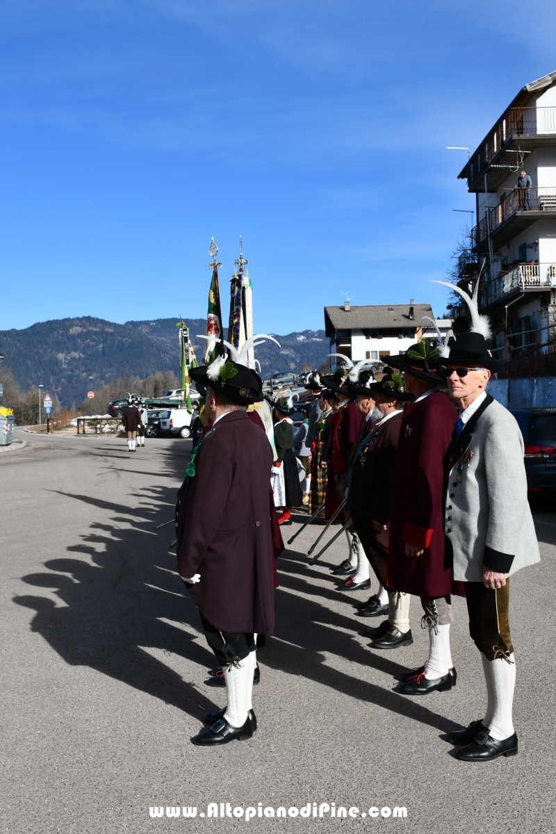 Commemorazione Hauptmann Domenico Santuari - Montesover febbraio 2019