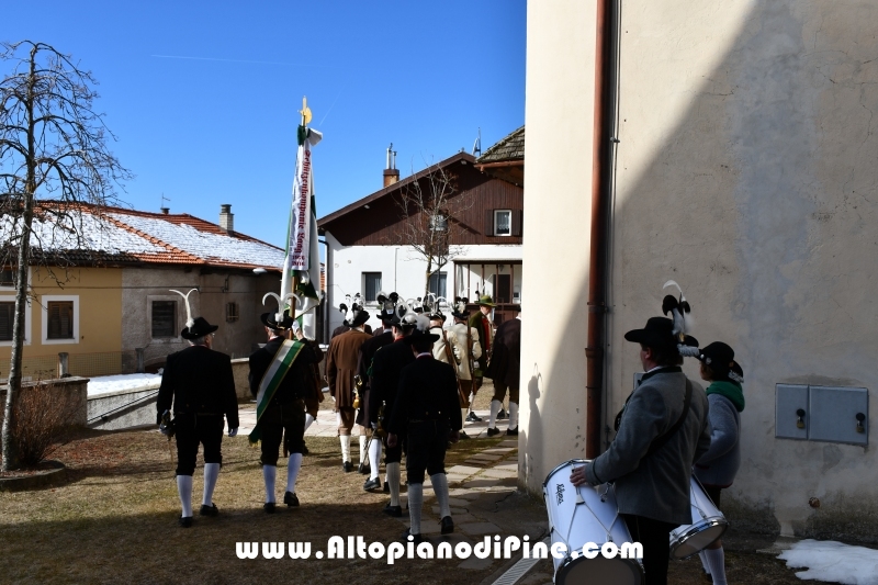Commemorazione Hauptmann Domenico Santuari - Montesover febbraio 2019