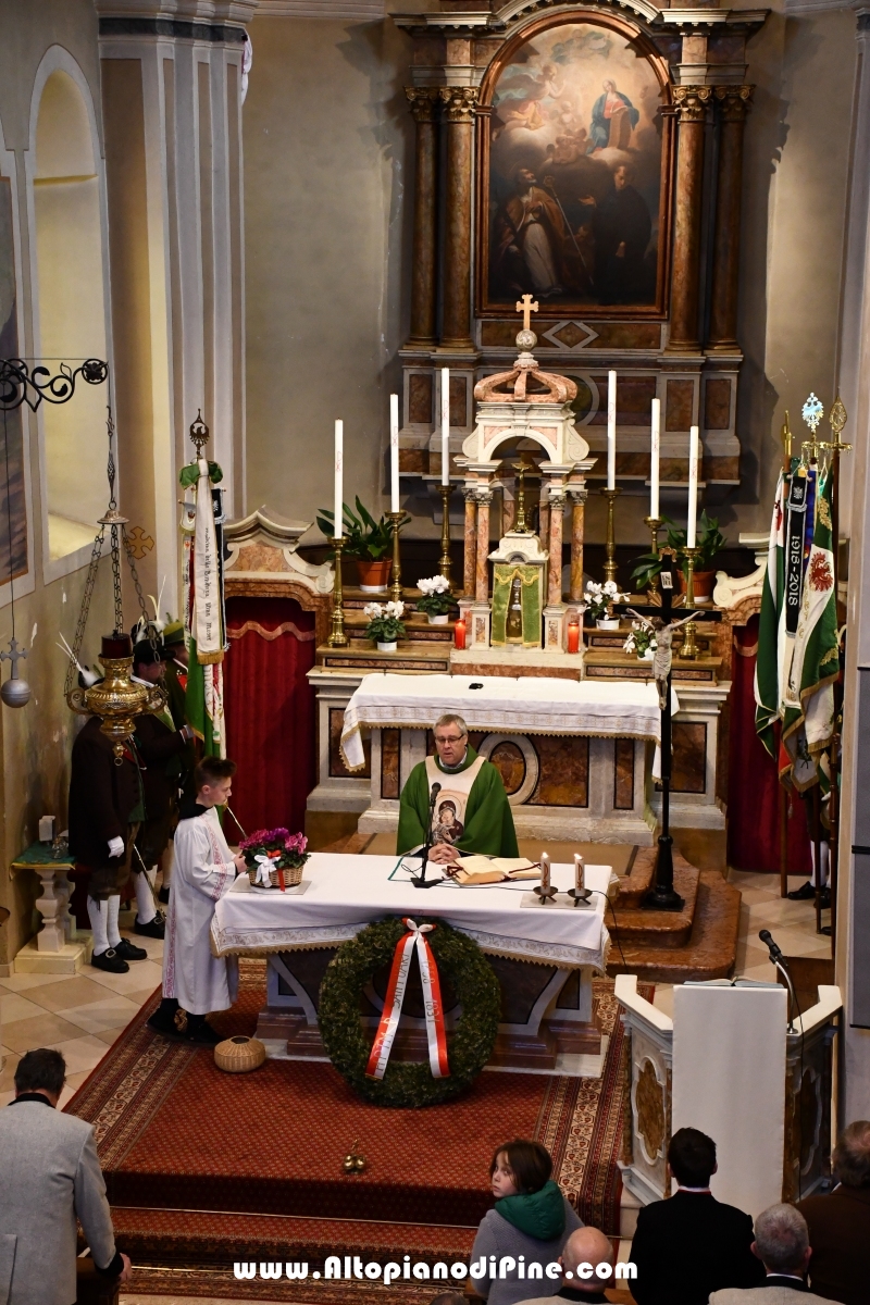 Commemorazione Hauptmann Domenico Santuari - Montesover febbraio 2019