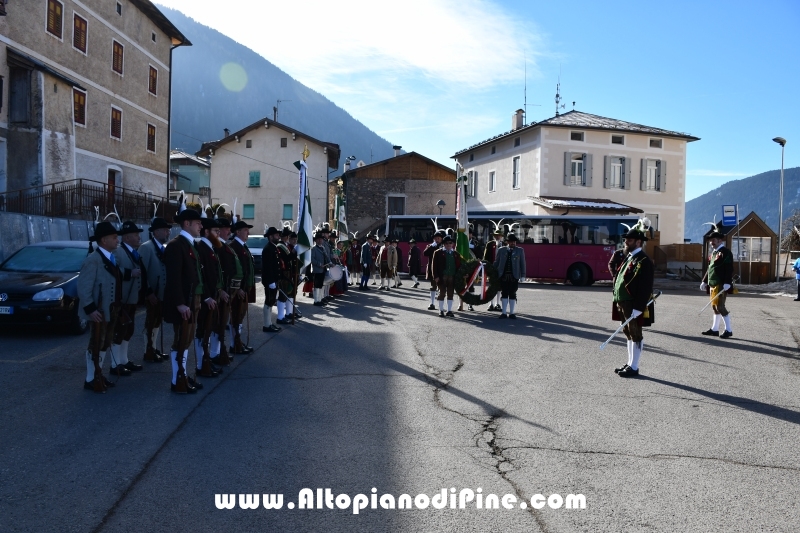 Commemorazione Hauptmann Domenico Santuari - Montesover febbraio 2019