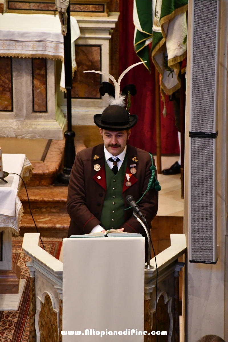Commemorazione Hauptmann Domenico Santuari - Montesover febbraio 2019