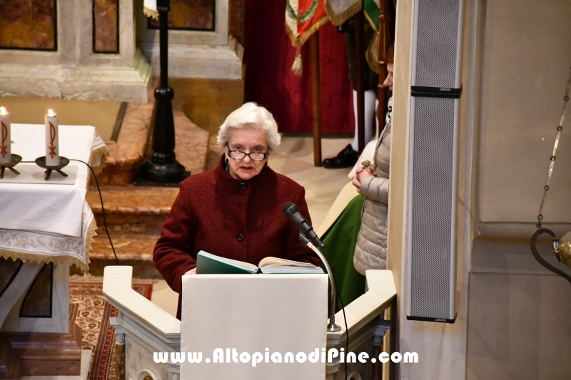 Commemorazione Hauptmann Domenico Santuari - Montesover febbraio 2019