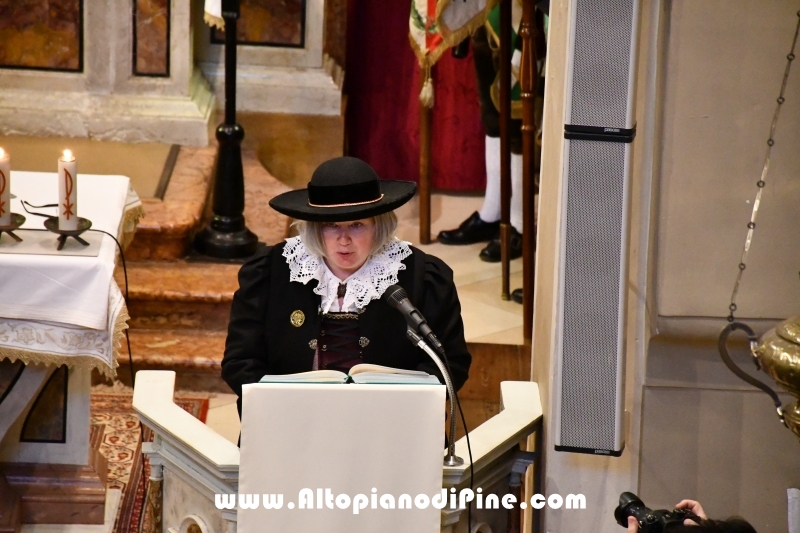 Commemorazione Hauptmann Domenico Santuari - Montesover febbraio 2019
