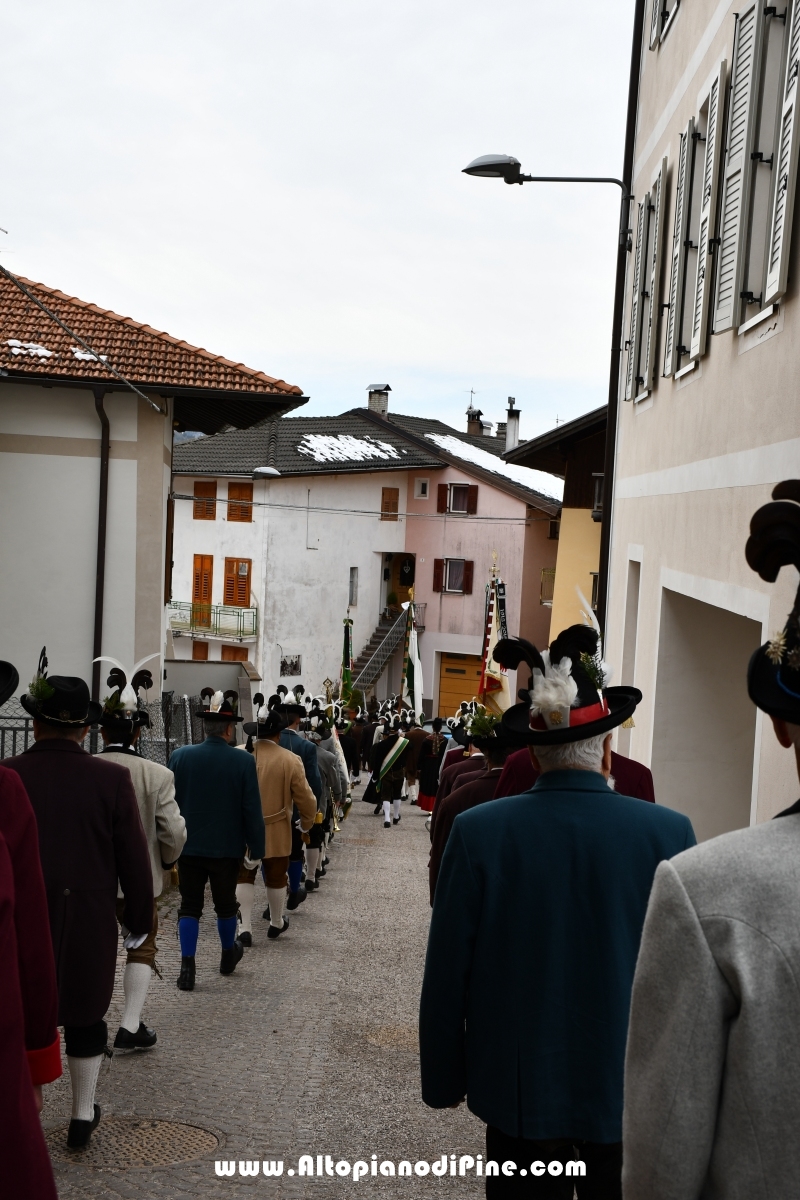 Commemorazione Hauptmann Domenico Santuari - Montesover febbraio 2019