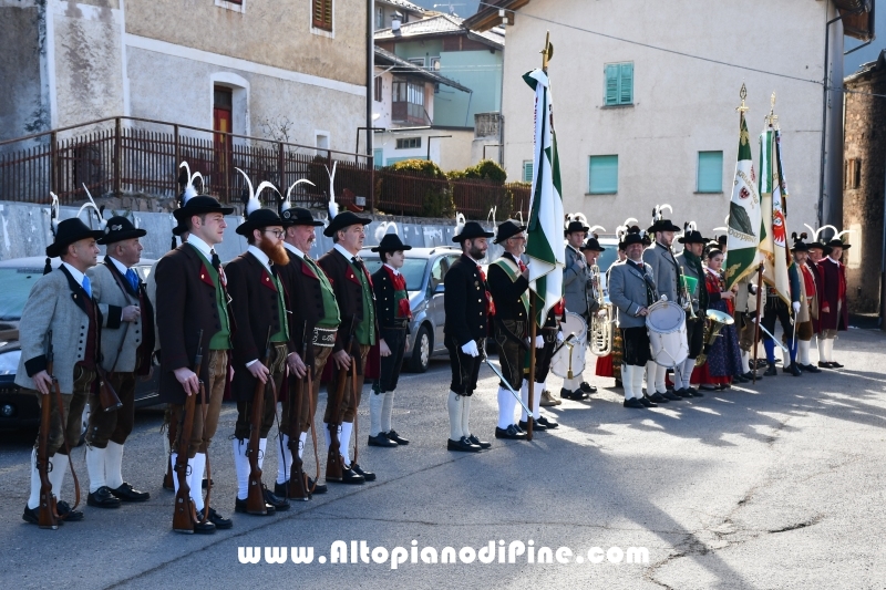 Commemorazione Hauptmann Domenico Santuari - Montesover febbraio 2019