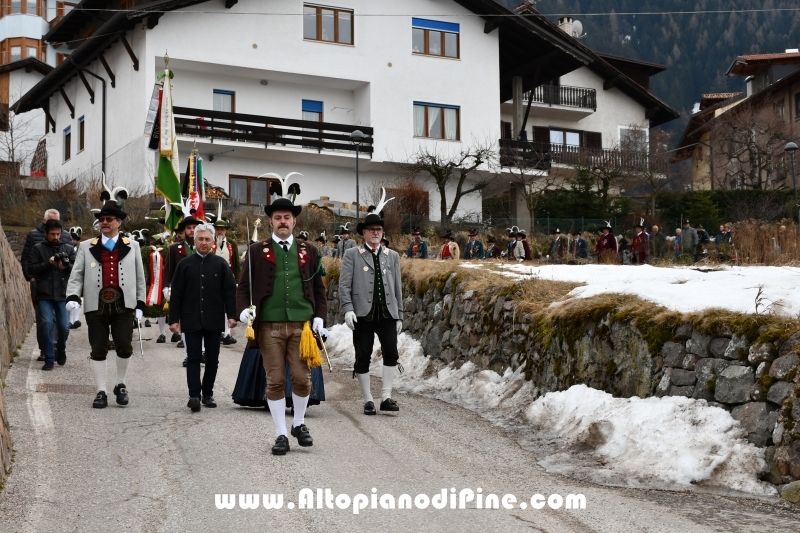 Commemorazione Hauptmann Domenico Santuari - Montesover febbraio 2019