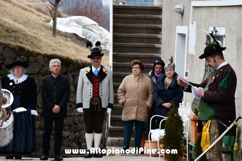 Commemorazione Hauptmann Domenico Santuari - Montesover febbraio 2019