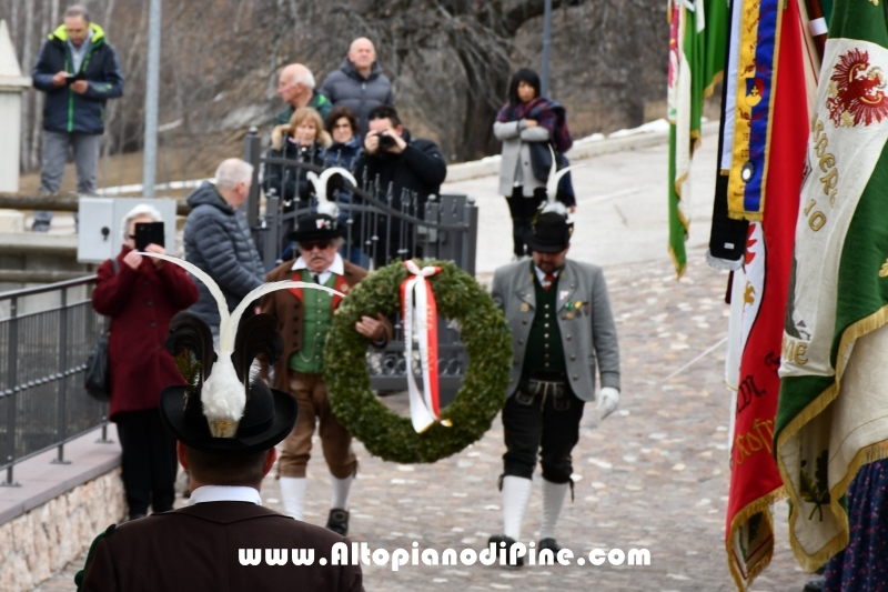 Commemorazione Hauptmann Domenico Santuari - Montesover febbraio 2019