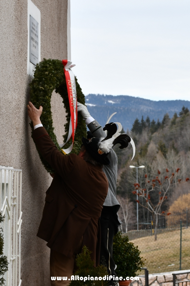Commemorazione Hauptmann Domenico Santuari - Montesover febbraio 2019