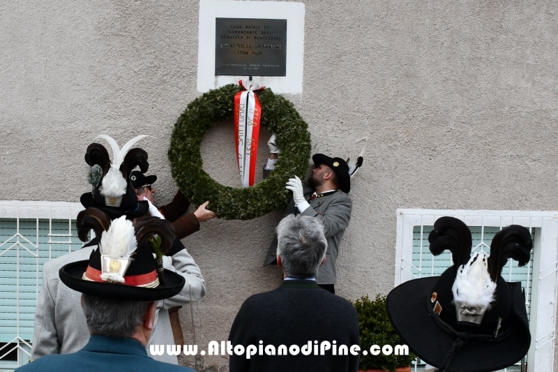 Commemorazione Hauptmann Domenico Santuari - Montesover febbraio 2019