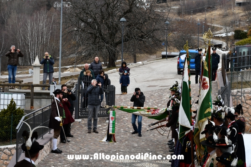 Commemorazione Hauptmann Domenico Santuari - Montesover febbraio 2019
