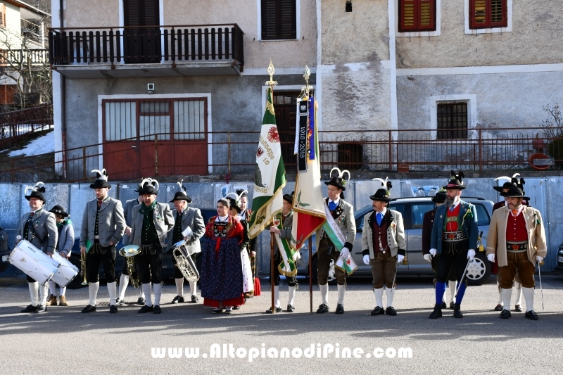 Commemorazione Hauptmann Domenico Santuari - Montesover febbraio 2019
