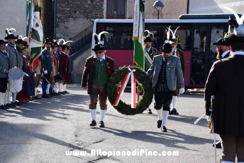 Commemorazione Hauptmann Domenico Santuari - Montesover febbraio 2019
