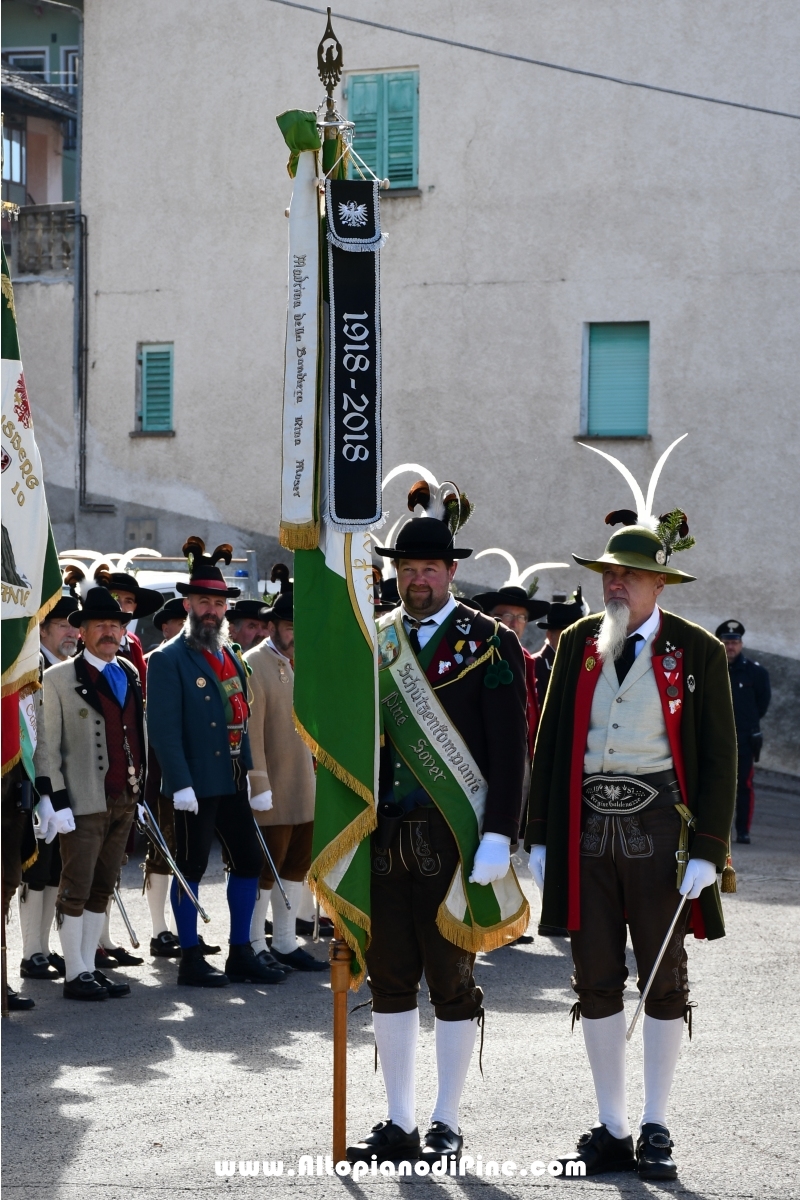 Commemorazione Hauptmann Domenico Santuari - Montesover febbraio 2019