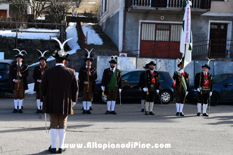 Commemorazione Hauptmann Domenico Santuari - Montesover febbraio 2019