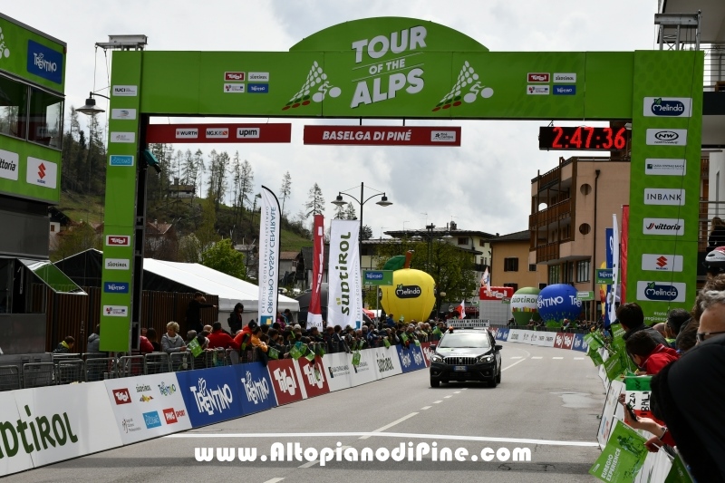 Tour the Alps 2019 - terza tappa con arrivo a Baselga di Piné 