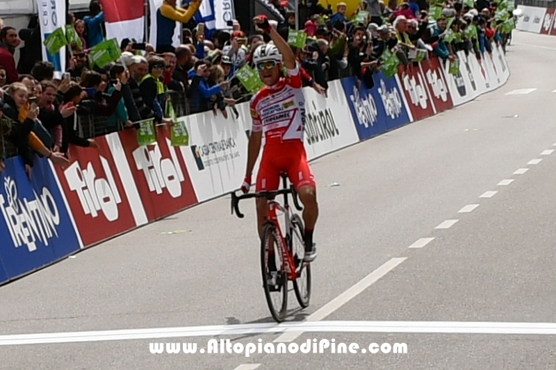 Tour the Alps 2019 - terza tappa con arrivo a Baselga di Piné 