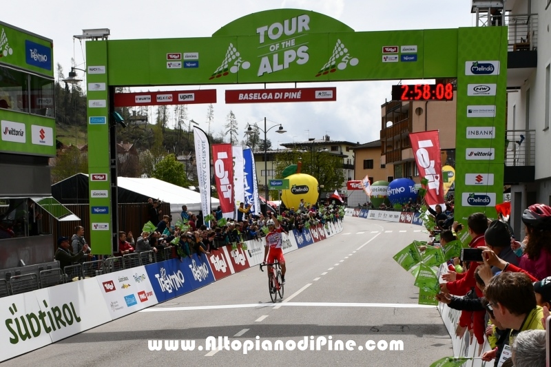 Tour the Alps 2019 - terza tappa con arrivo a Baselga di Piné 