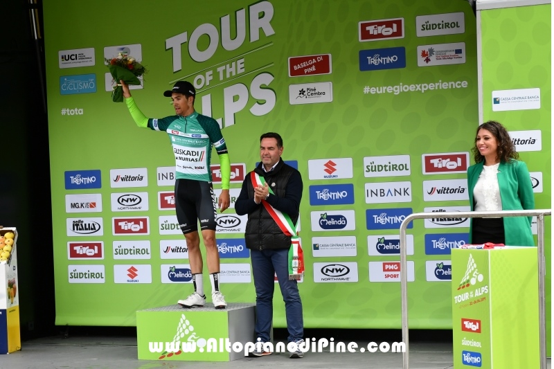 Tour the Alps 2019 - terza tappa con arrivo a Baselga di Piné 