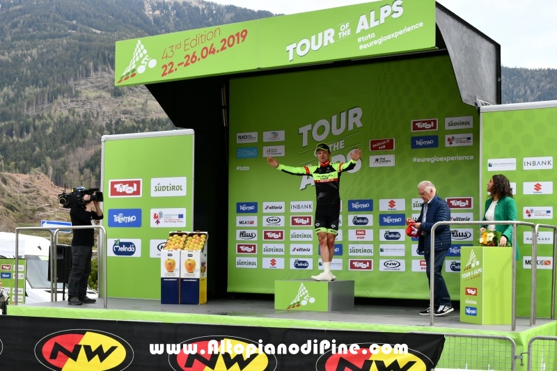 Tour the Alps 2019 - terza tappa con arrivo a Baselga di Piné 