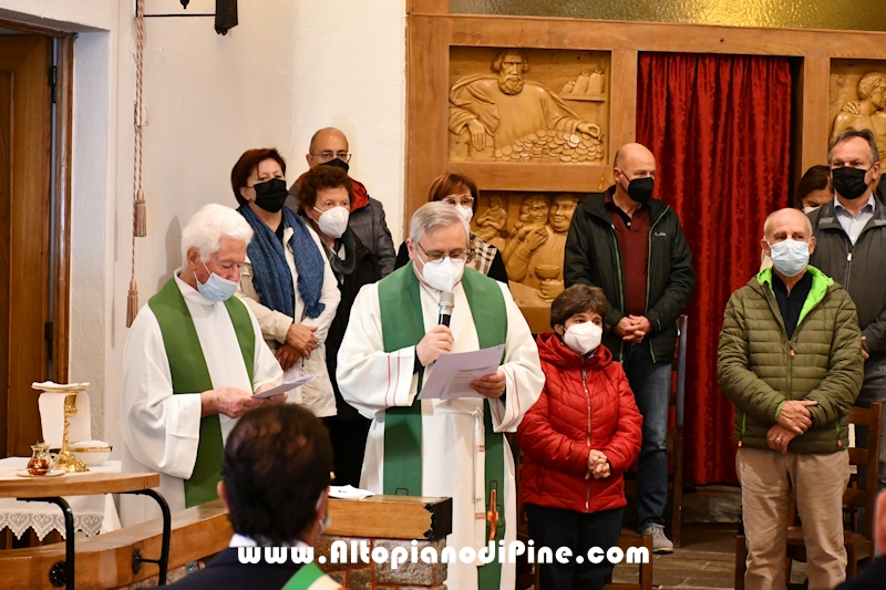 Presentazione del nuovo parroco da parte del delegato di zona don Antonio Brugnara 