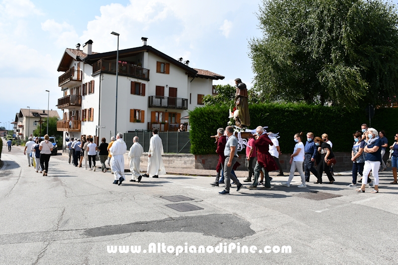 Processione in onore di San Rocco - Miola 16 agosto 2021