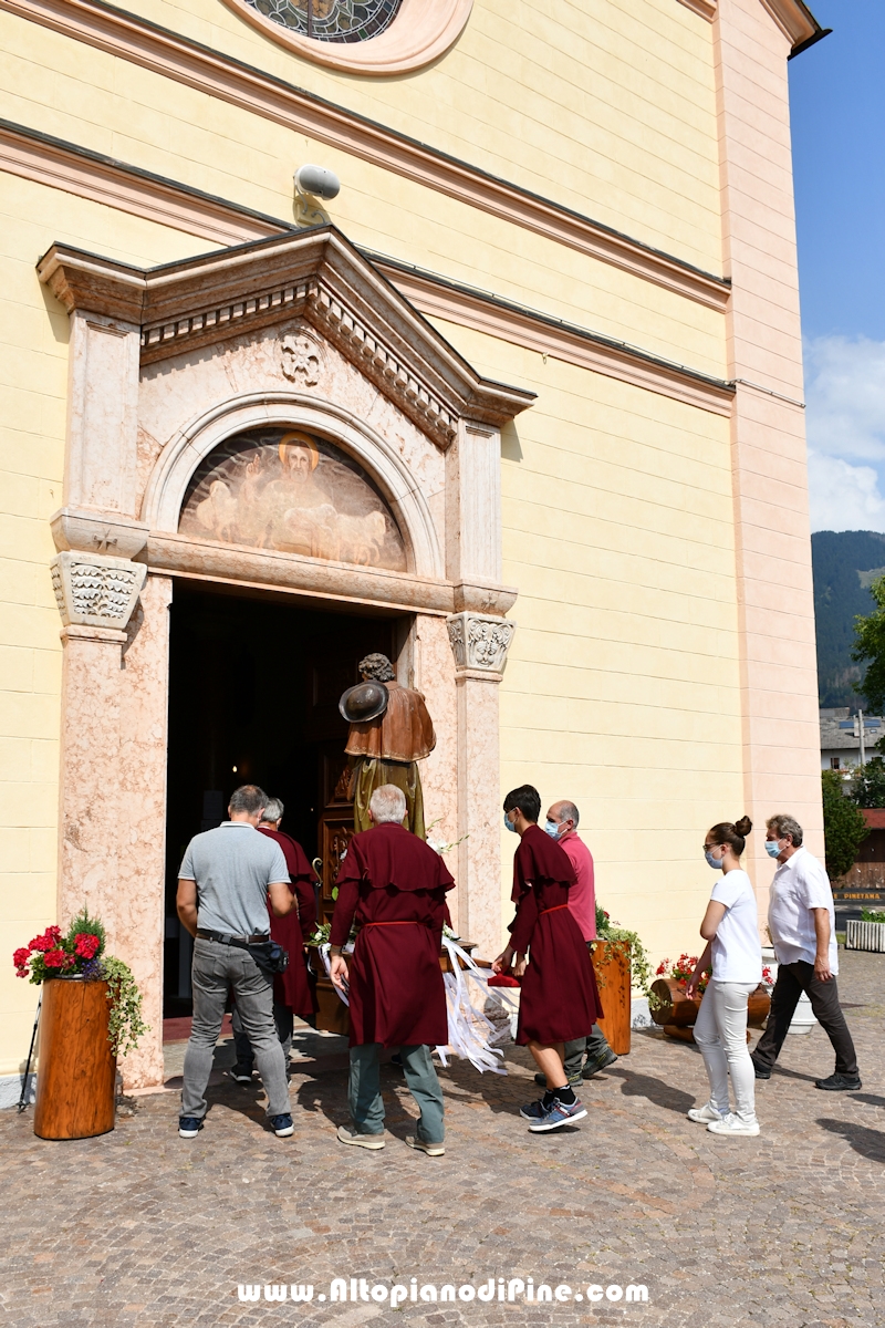 Processione in onore di San Rocco - Miola 16 agosto 2021