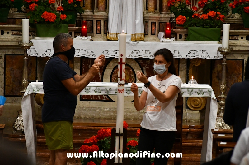 Liturgia della Luce  - Santuario Madonna di Piné a  Montagnaga