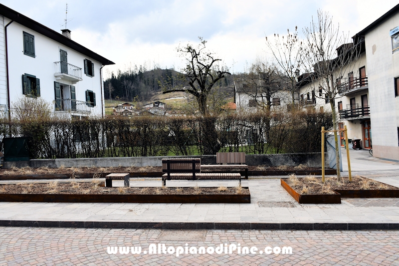 Realizzazione nuova piazza Costalta a Baselga di Piné - aprile 2021