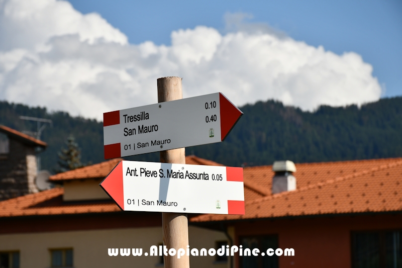 Passeggiata Tressilla - Baselga lungo il rio Silla