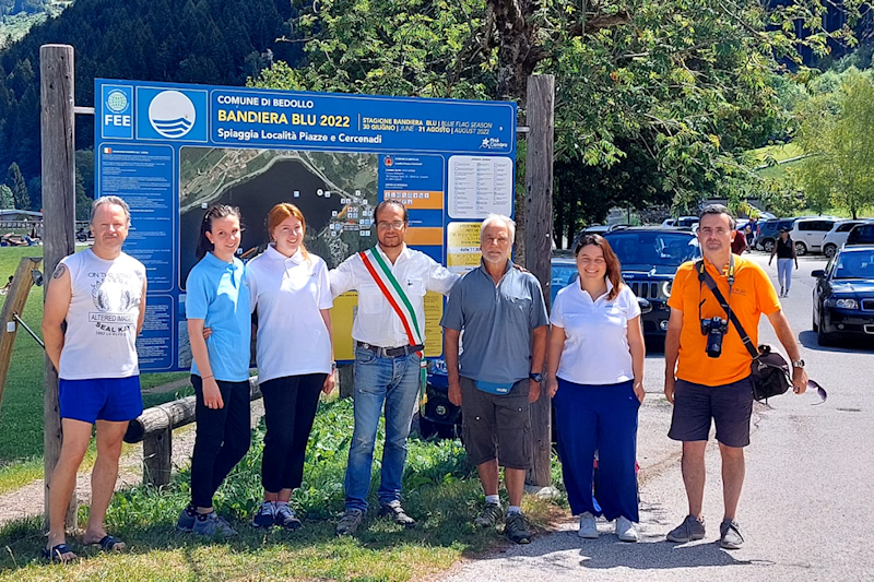 Bandiera Blu 2022 Lago delle Piazze - Bedollo border=