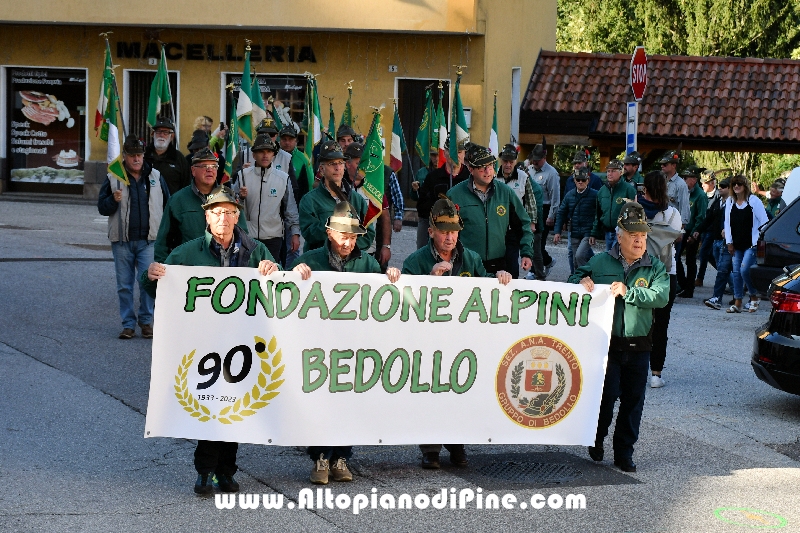 Sfilata 90 fondazione Gruppo Alpini Bedollo