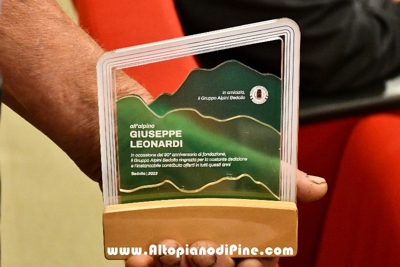 90 fondazione Gruppo Alpini Bedollo 