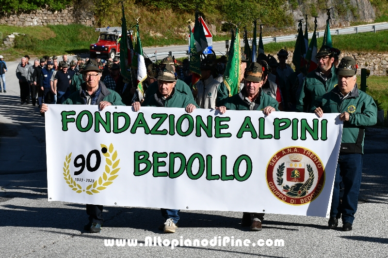 Sfilata 90 fondazione Gruppo Alpini Bedollo